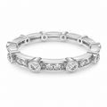 ELVORIQUE Eternal Orbit 0.50 CTW Lab-Grown Diamond Eternity Ring