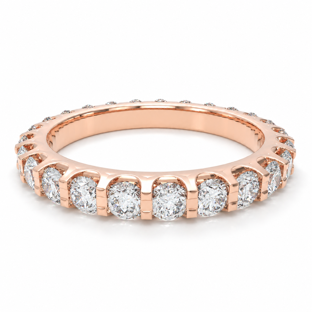 Rose Continuum 1 CTW Lab-Grown Diamond Full Eternity Band