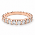 Rose Continuum 1 CTW Lab-Grown Diamond Full Eternity Band