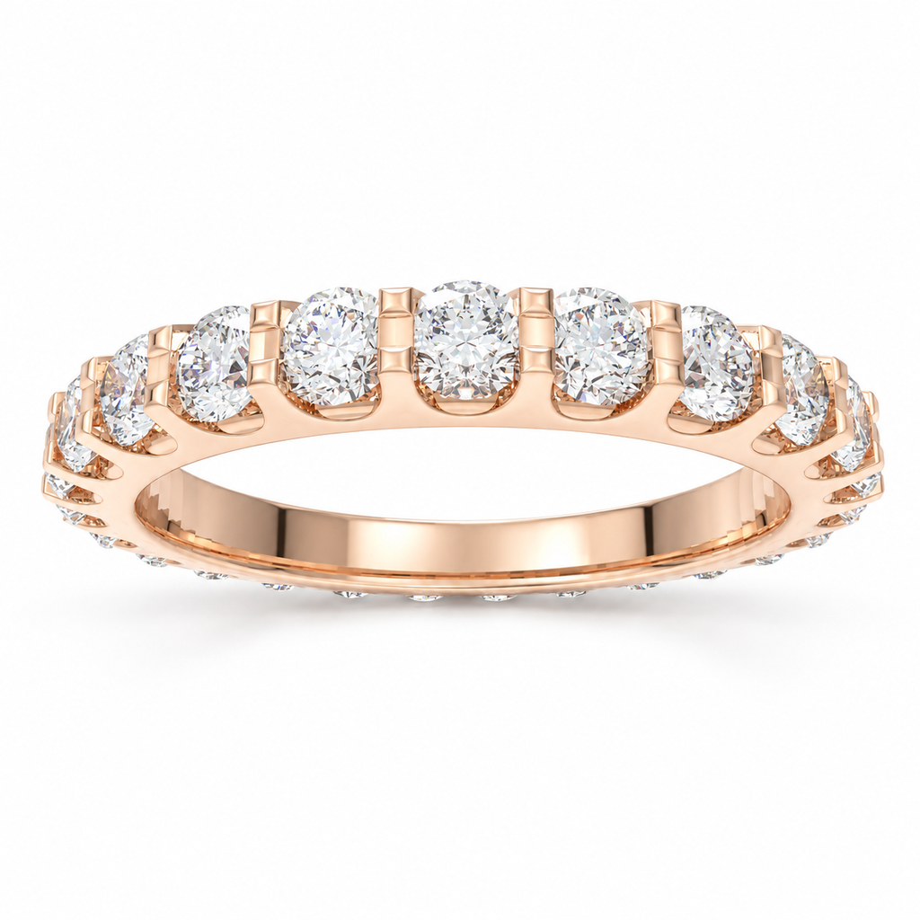 Rose Continuum 1 CTW Lab-Grown Diamond Full Eternity Band