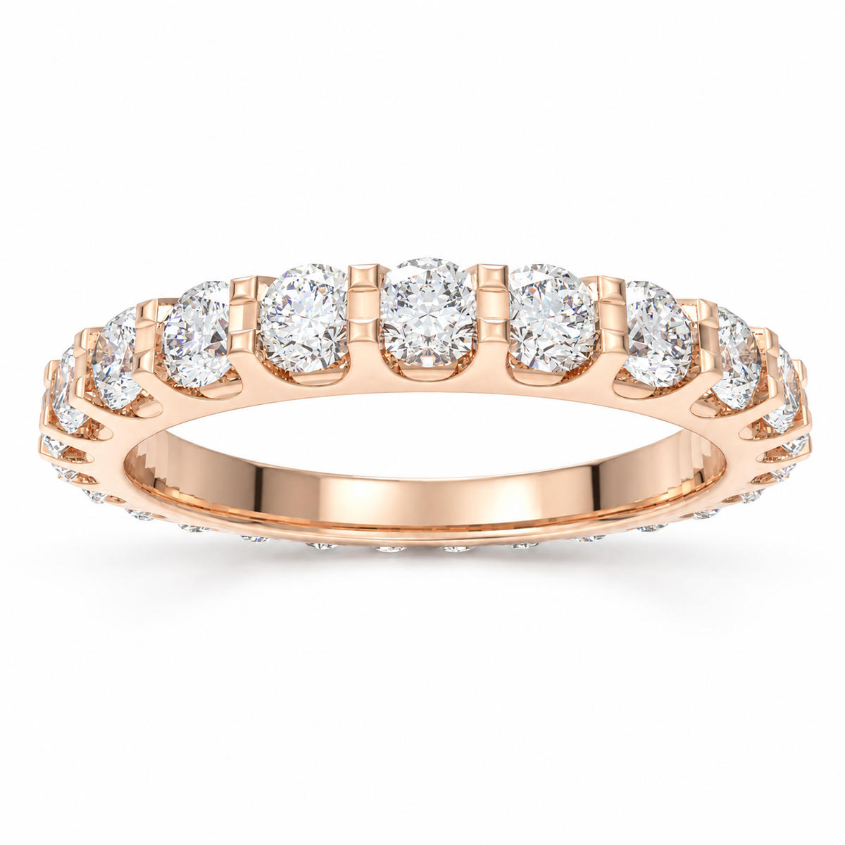 Rose Continuum 1 CTW Lab-Grown Diamond Full Eternity Band