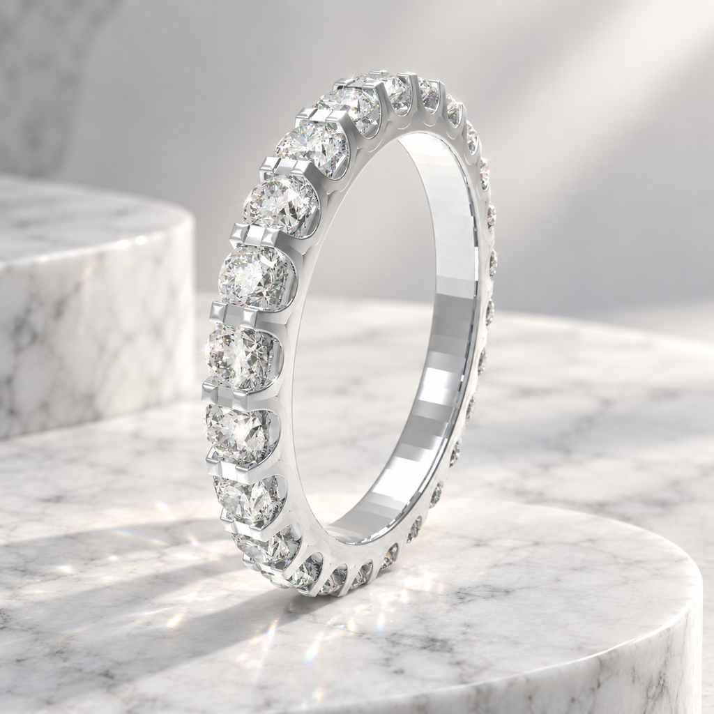 Eternal Radiance Full Eternity Lab-Grown Diamond Band