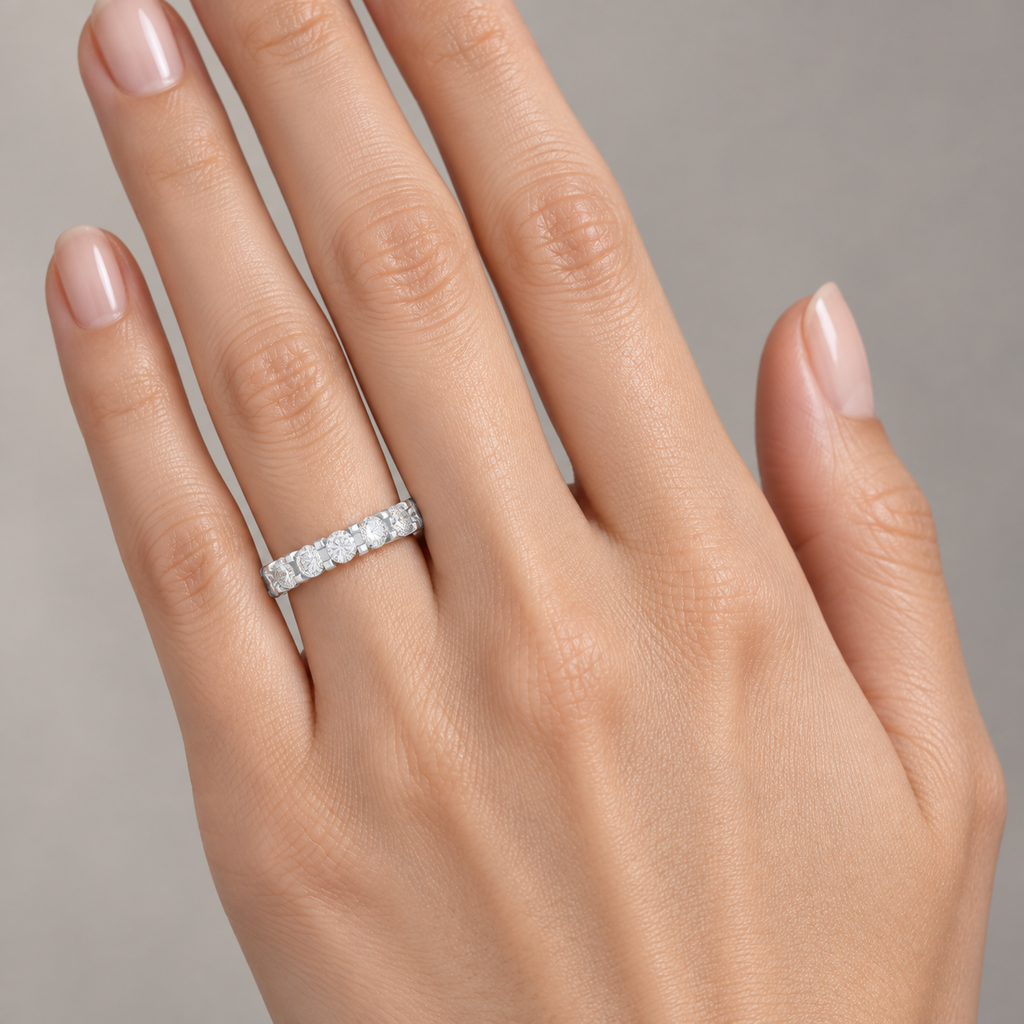 Eternal Radiance Full Eternity Lab-Grown Diamond Band