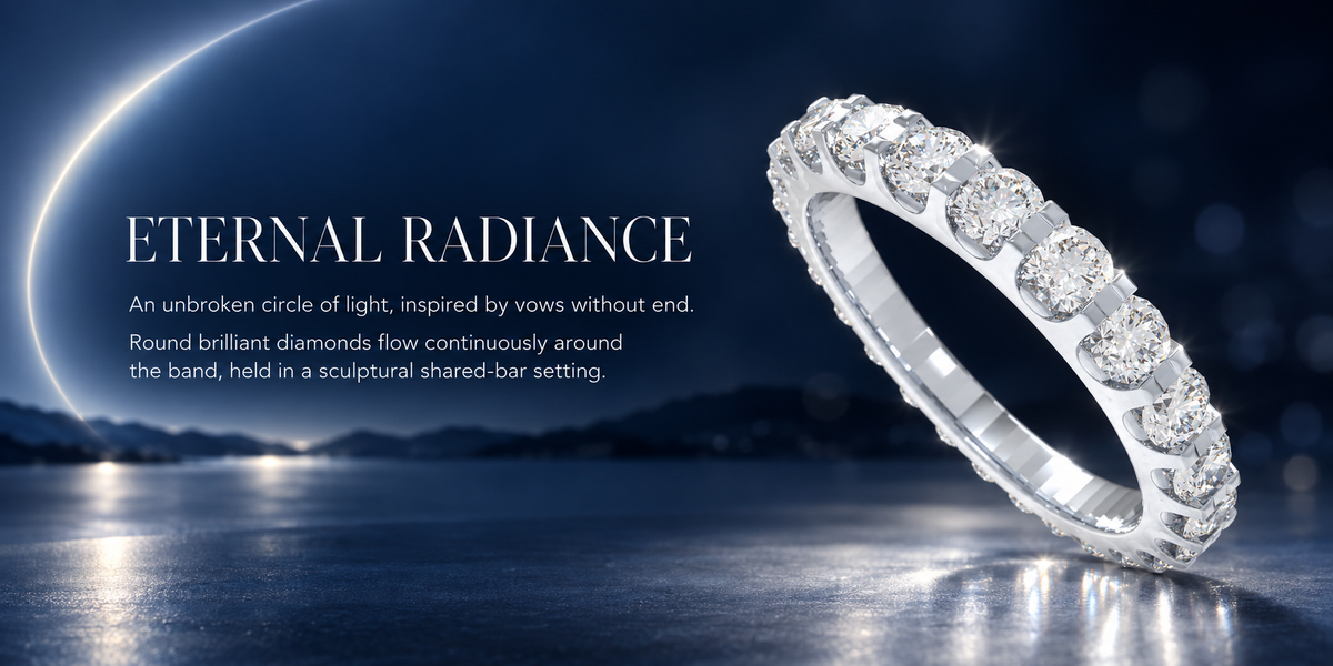 Eternal Radiance Full Eternity Lab-Grown Diamond Band