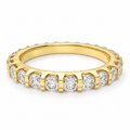 Golden Continuum 1 CTW Lab-Grown Diamond Full Eternity Band