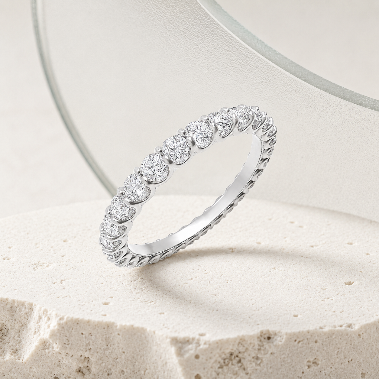 Luminous Vow 1 CTW Lab-Grown Diamond Full Eternity Ring