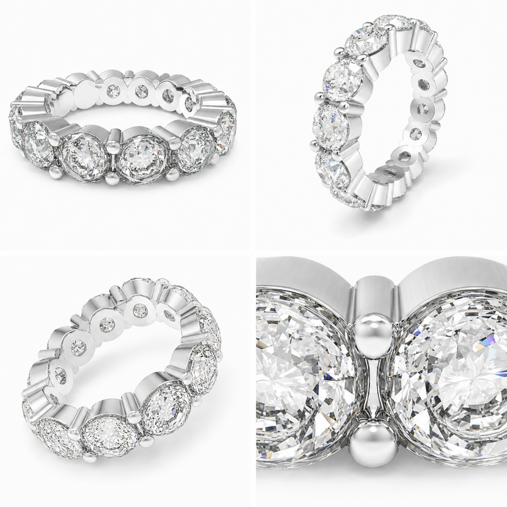 Eternelle Round Lab-Grown Diamond Full Eternity Band