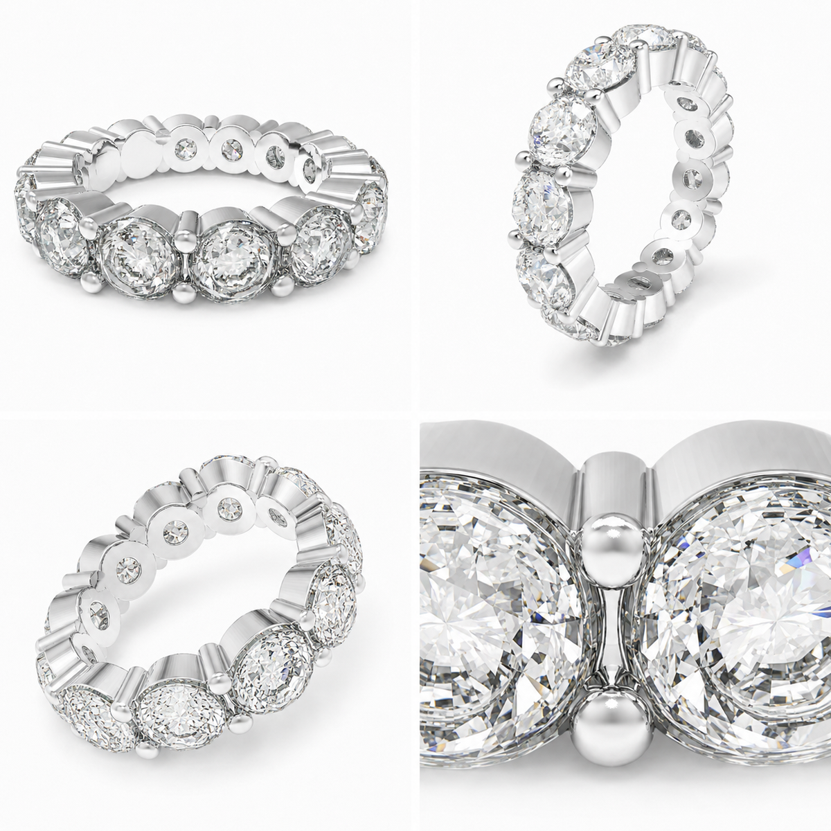 Eternelle Round Lab-Grown Diamond Full Eternity Band