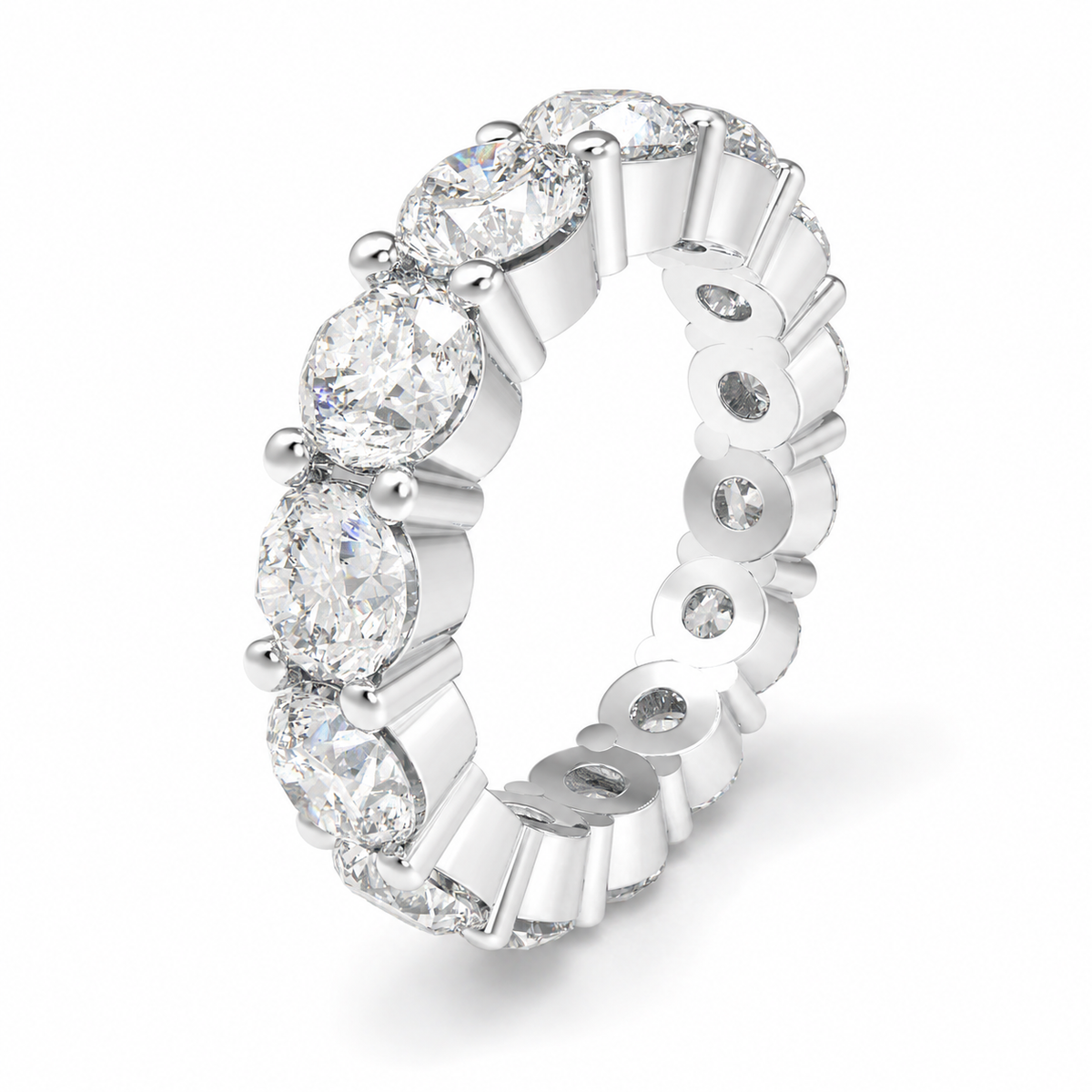 Eternelle Round Lab-Grown Diamond Full Eternity Band