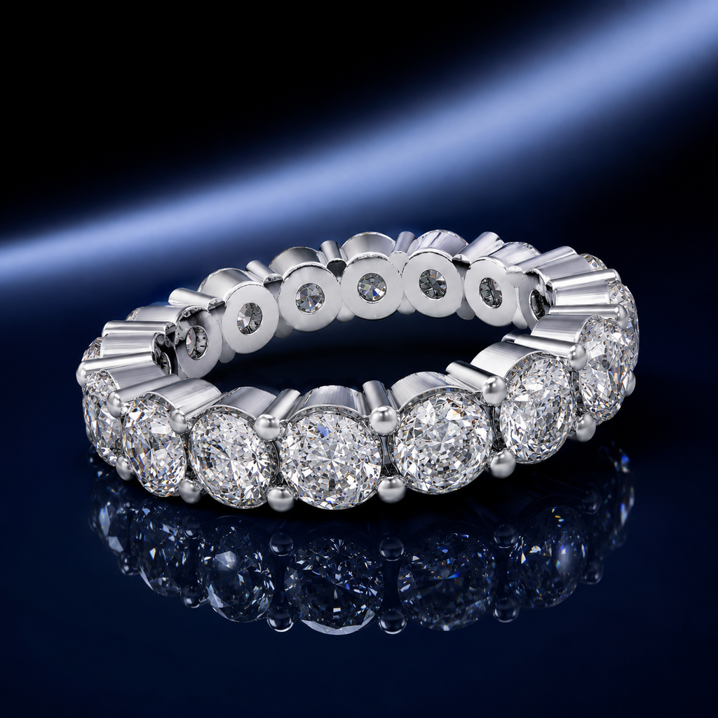 Eternelle Round Lab-Grown Diamond Full Eternity Band