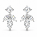 Light in Bloom 1.50 CTW Lab-Grown Diamond Petal Stud Earrings