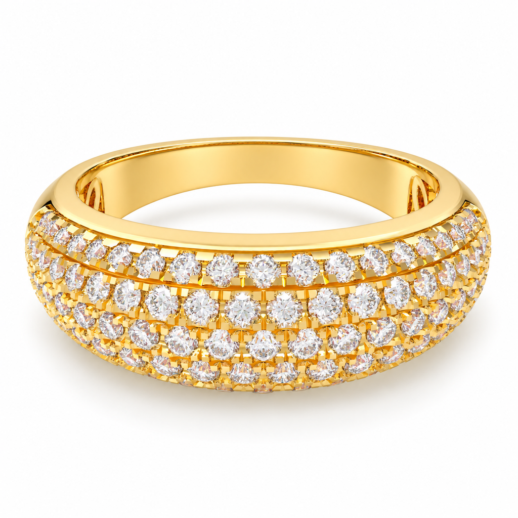 0.73 CTW Lab-Grown Diamond Ring in 10K, 14K or 18K Yellow Gold