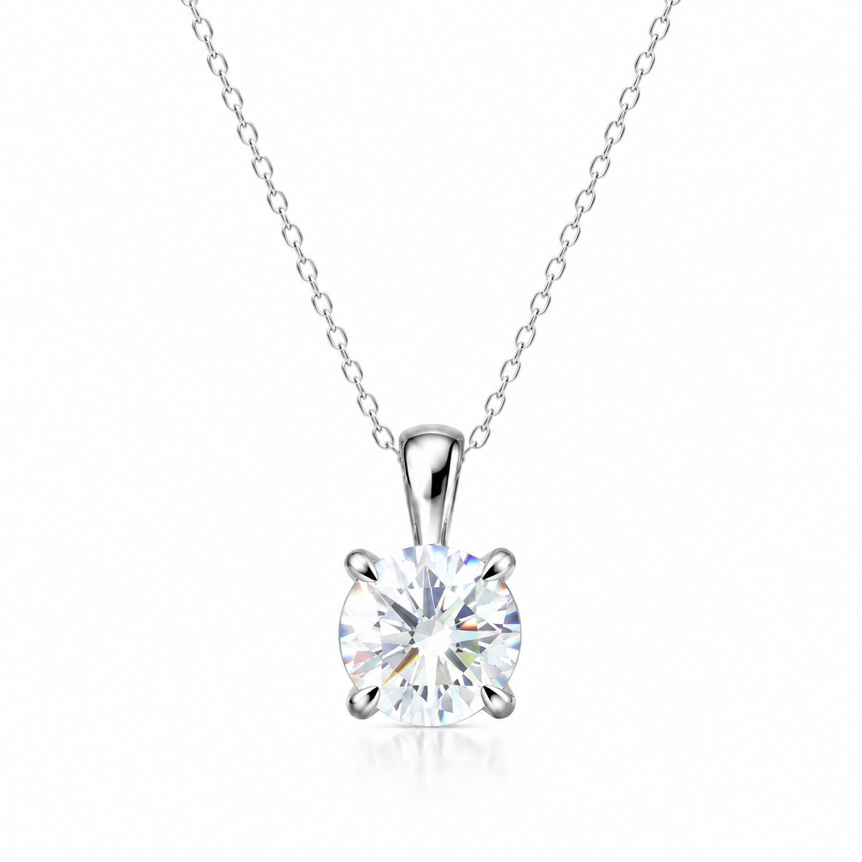 Solitaire Diamond Pendant