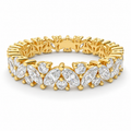 Marquise & Round Lab-Grown Diamond Eternity Band