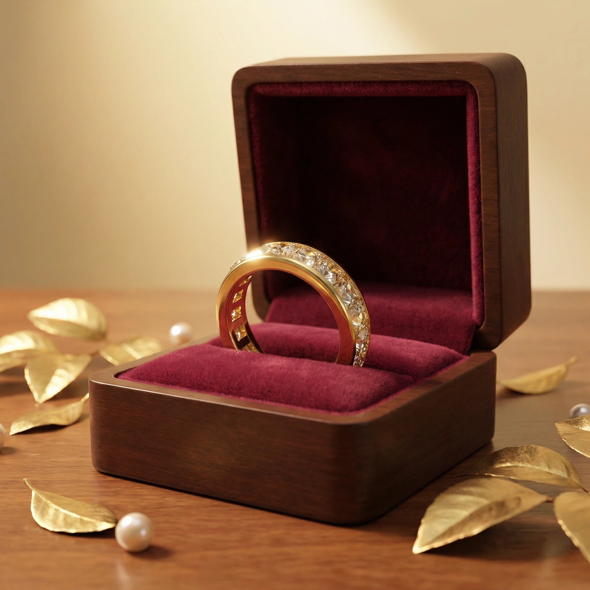 Eternal Geometry 3 CTW Princess-Cut Lab-Grown Diamond Eternity Ring